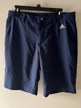 adidas Men's Navy Blue Athletic Golf Shorts size 34